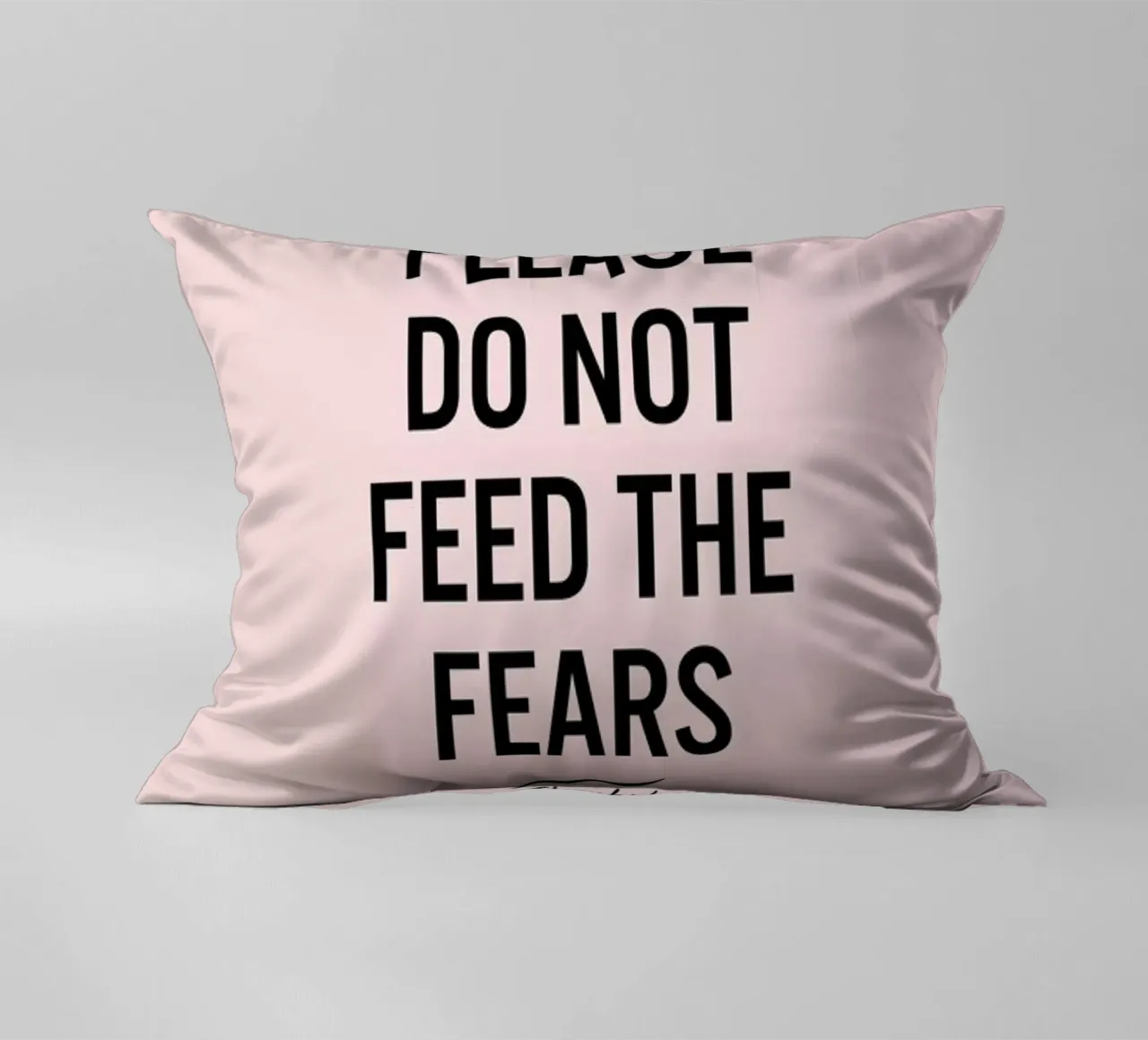 Please Do Not Feed The Fears Kissen von LeDieg