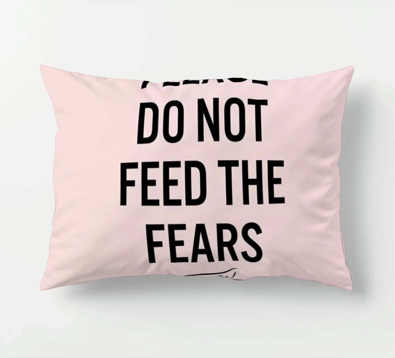 Please Do Not Feed The Fears cuscino da LeDieg