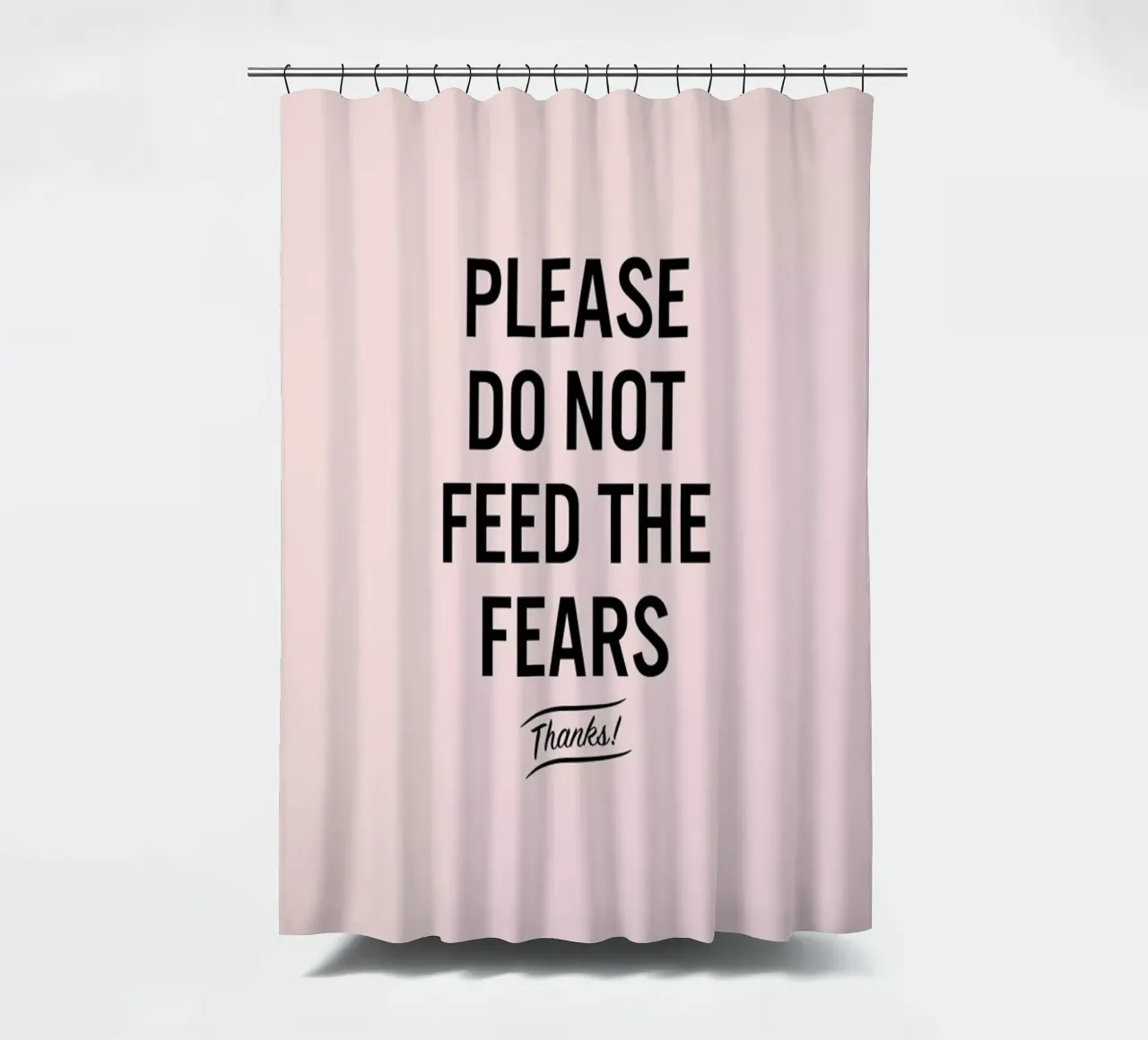 Please Do Not Feed The Fears tenda da doccia da LeDieg