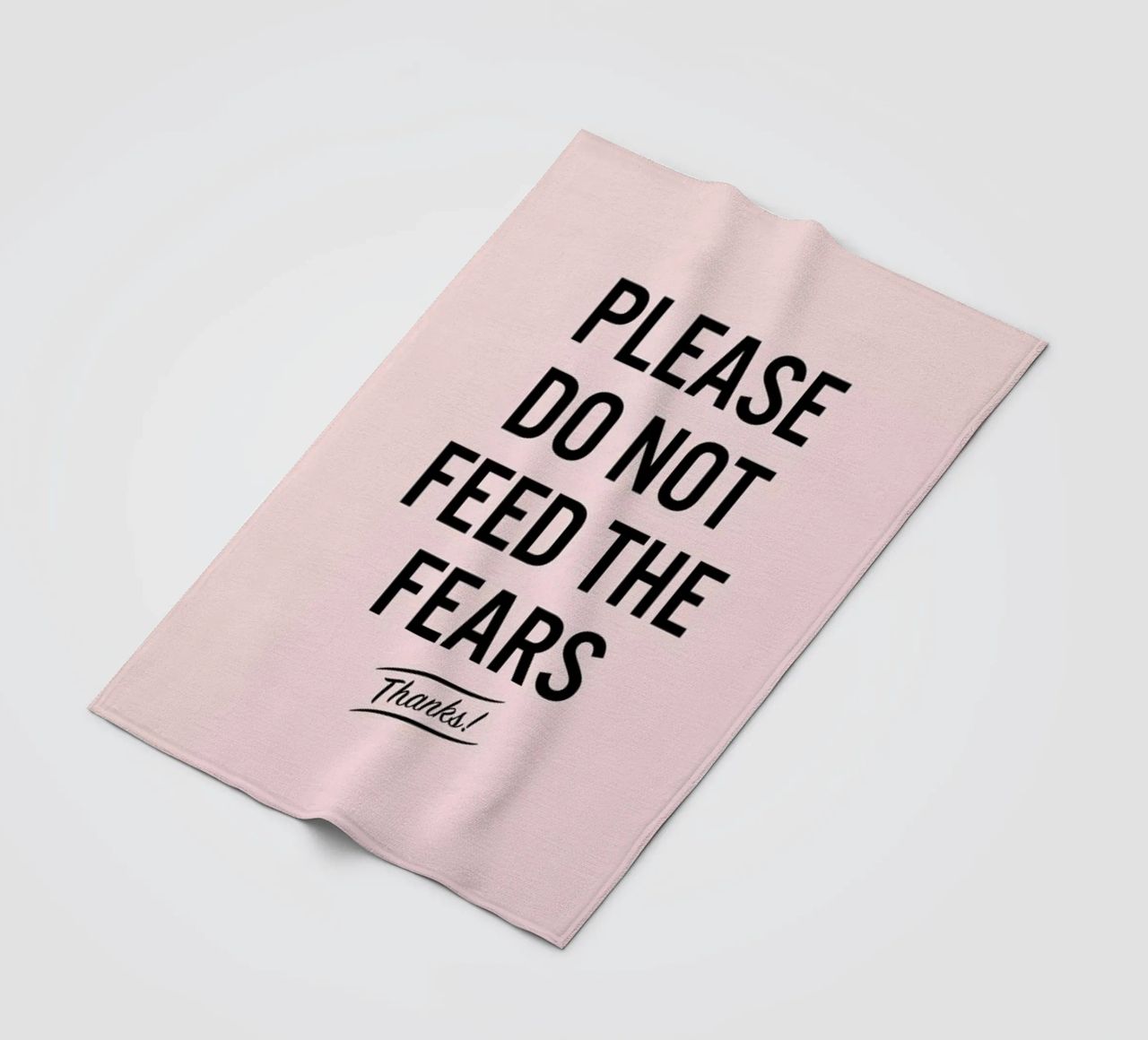 Please Do Not Feed The Fears Fleecedecke von LeDieg
