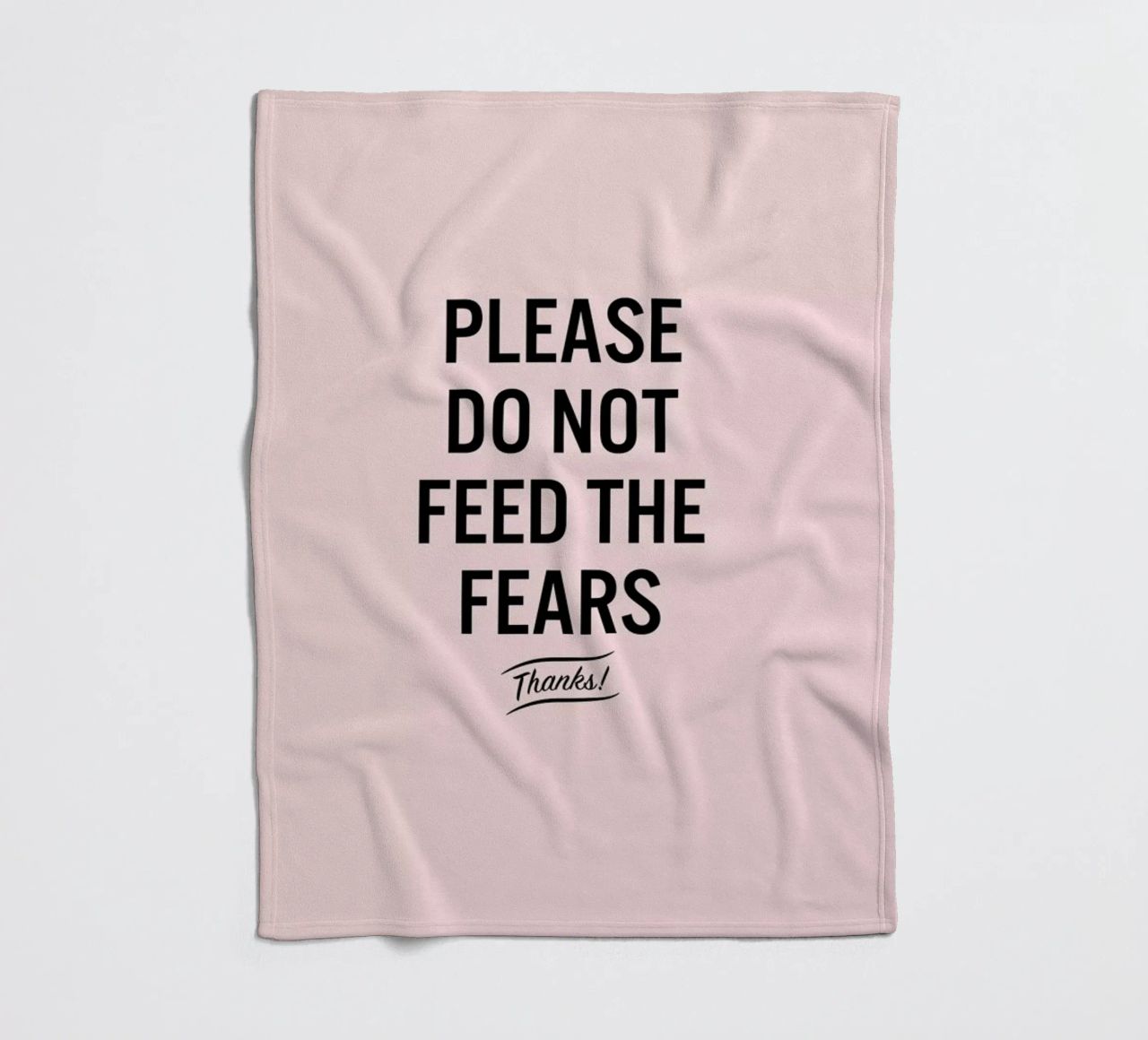 Please Do Not Feed The Fears Fleecedecke von LeDieg