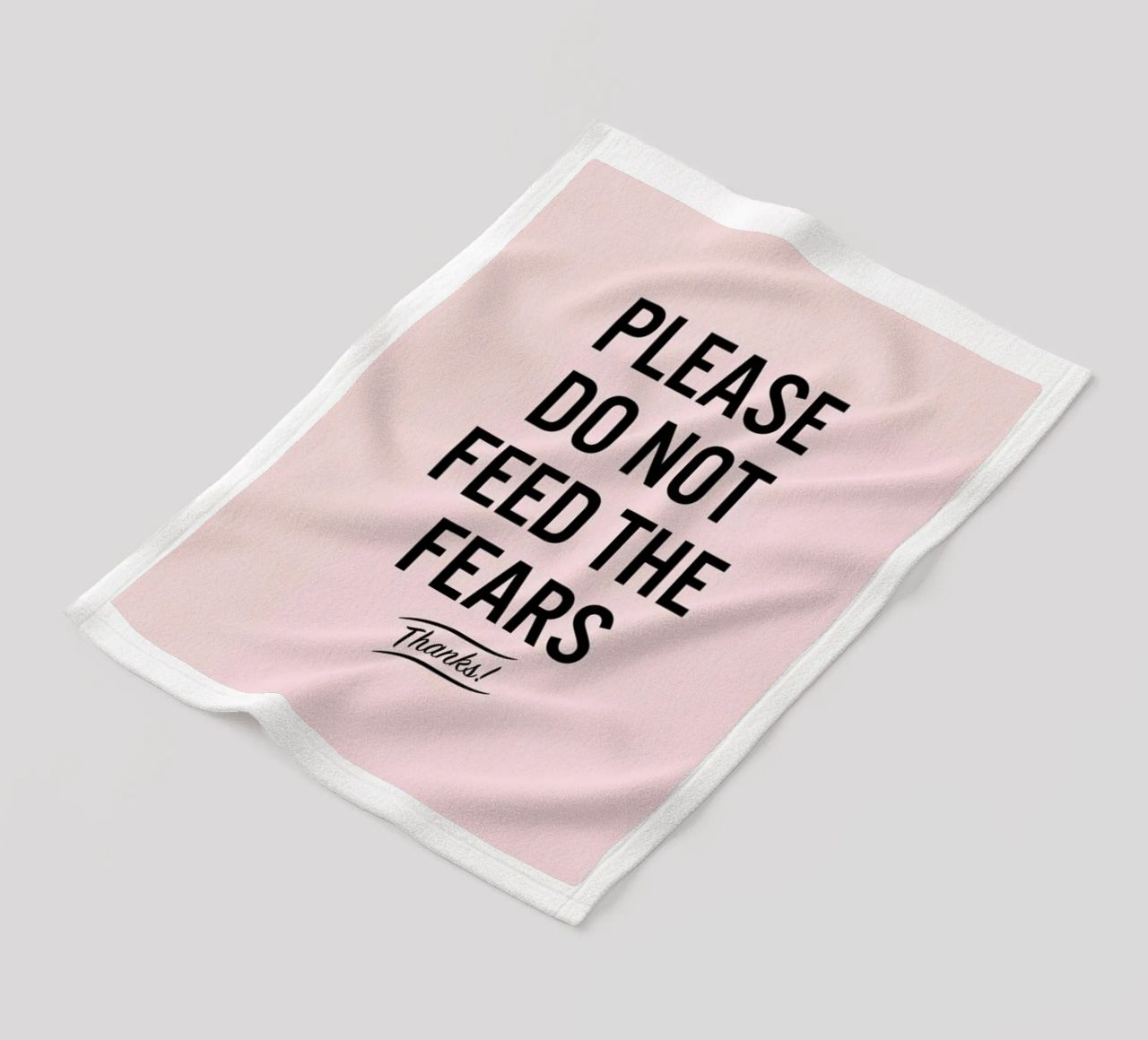 Please Do Not Feed The Fears Fleecedecke von LeDieg