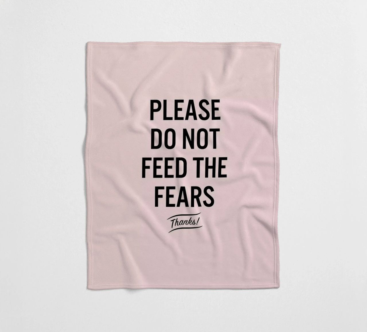 Please Do Not Feed The Fears Fleecedecke von LeDieg