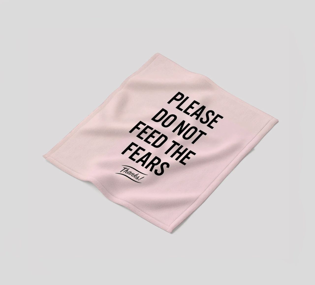Please Do Not Feed The Fears Fleecedecke von LeDieg