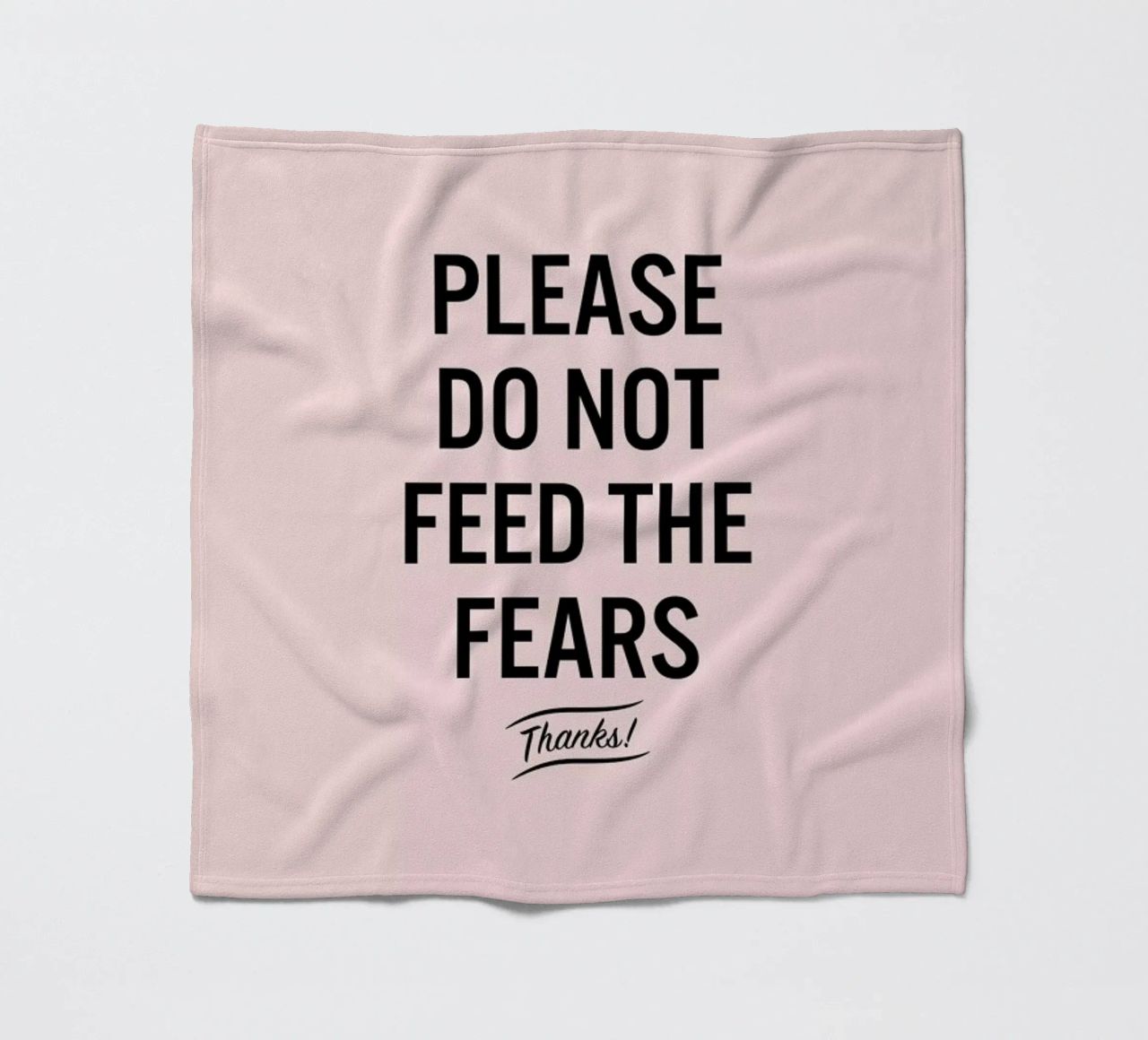 Please Do Not Feed The Fears Fleecedecke von LeDieg