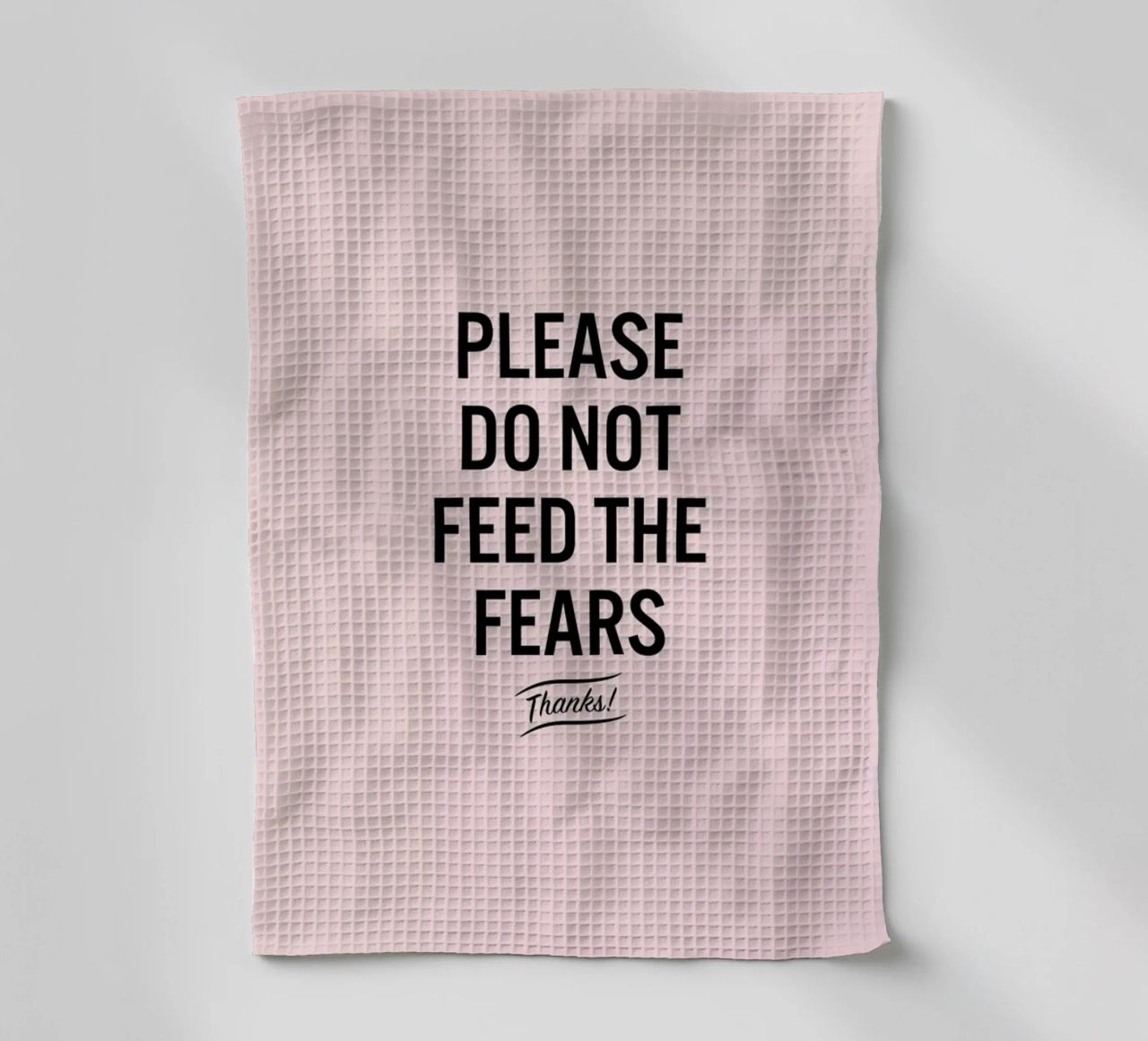 Please Do Not Feed The Fears Geschirrtuch von LeDieg