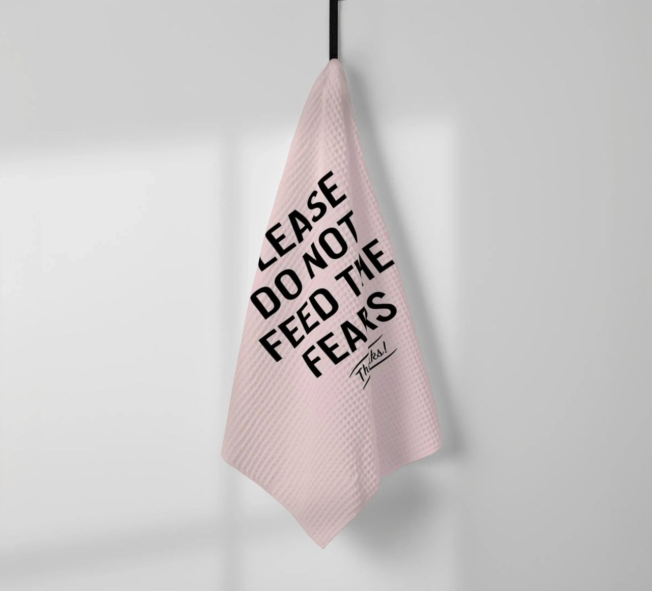 Please Do Not Feed The Fears Geschirrtuch von LeDieg