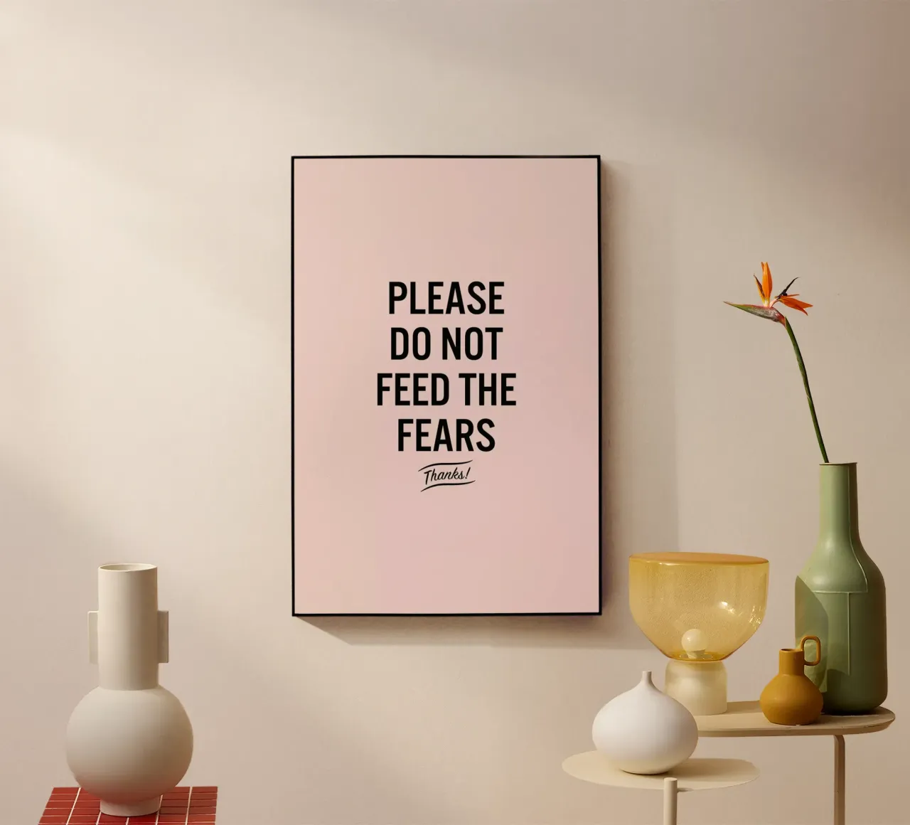 Please Do Not Feed The Fears metacrilato de LeDieg