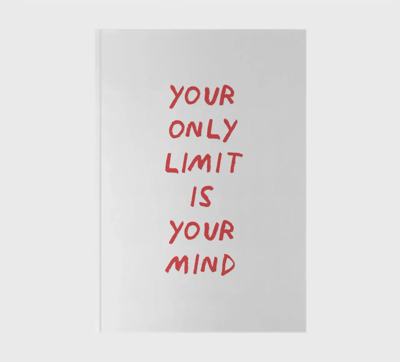 Your only limit is your mind notebook by Vintagrafica