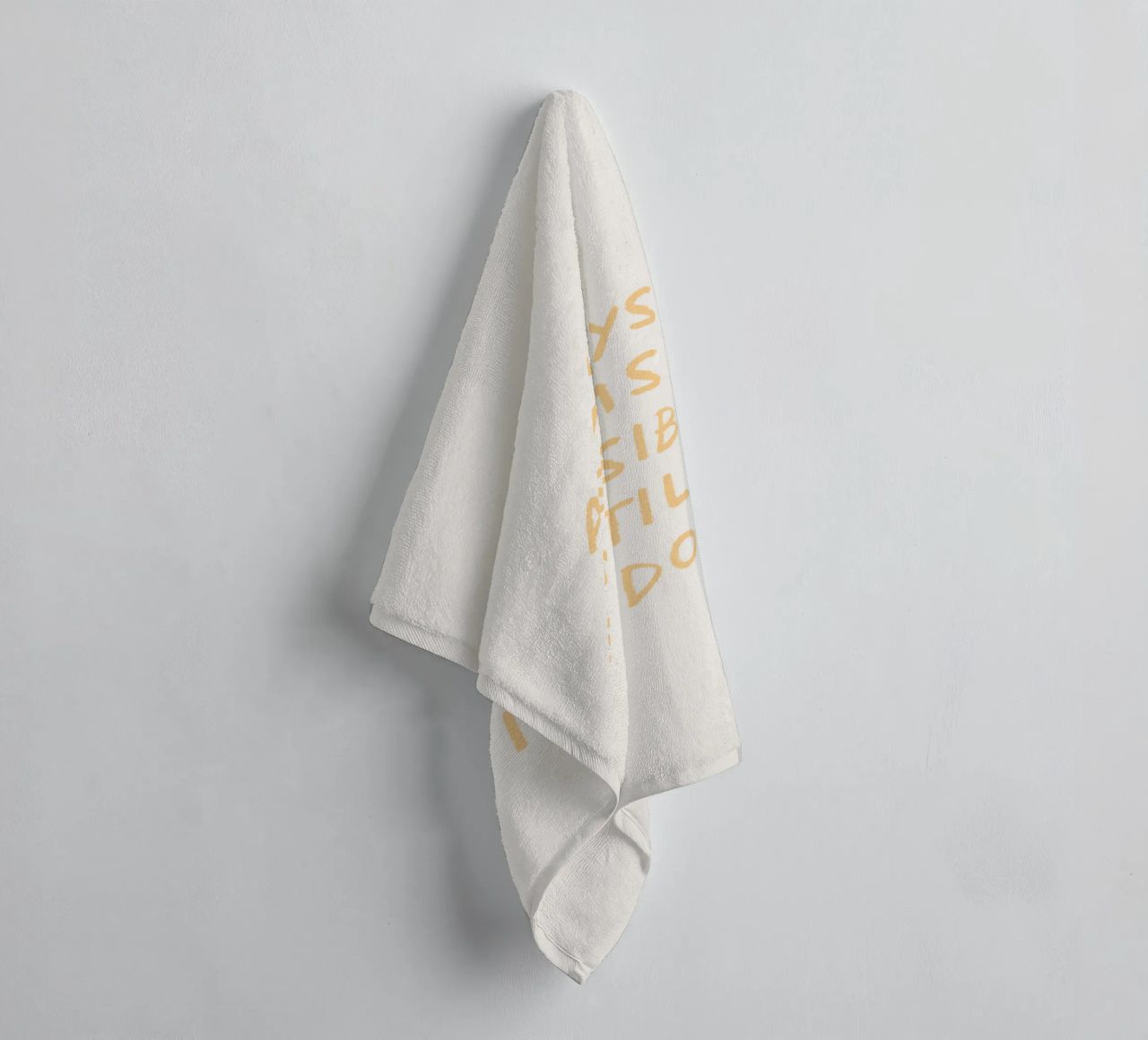 It always seems impossible until it's done towel by Vintagrafica