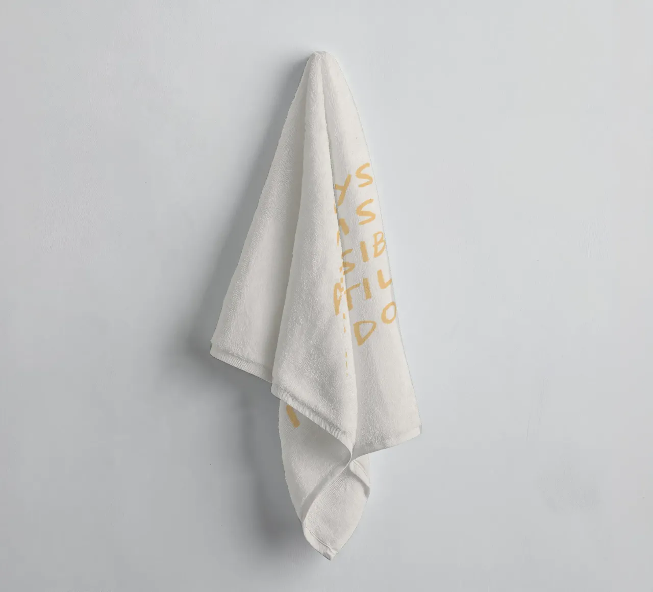 Cela semble toujours impossible jusqu'à ce que ce soit fait serviette de bain de Vintagrafica
