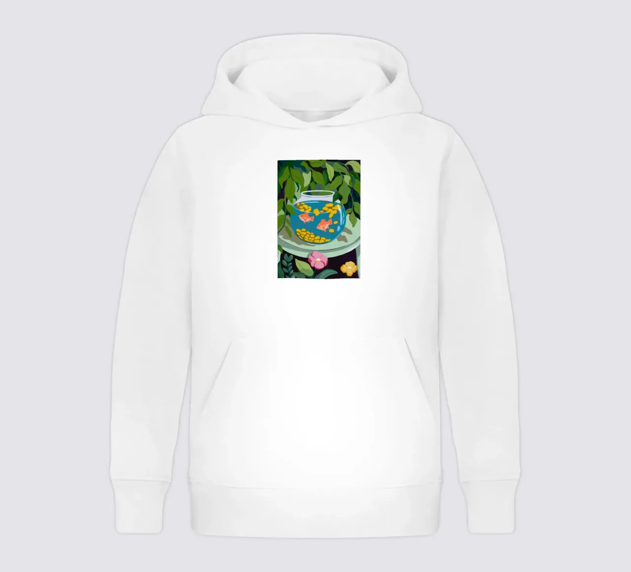 Fishbowl Scene kids hoodie by Artie Shifa