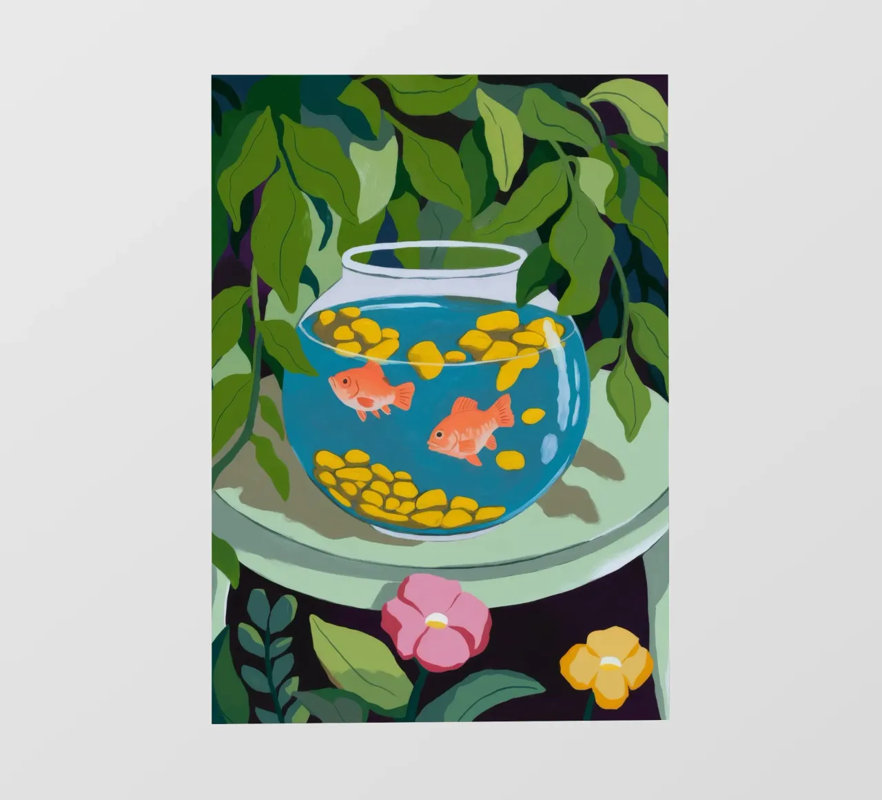 Fishbowl Scene telo in pvc da Artie Shifa