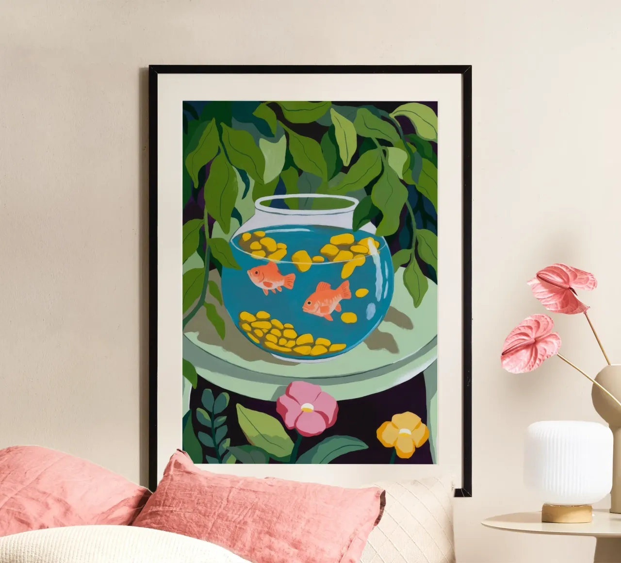 Fishbowl Scene carta hahnemühle da Artie Shifa