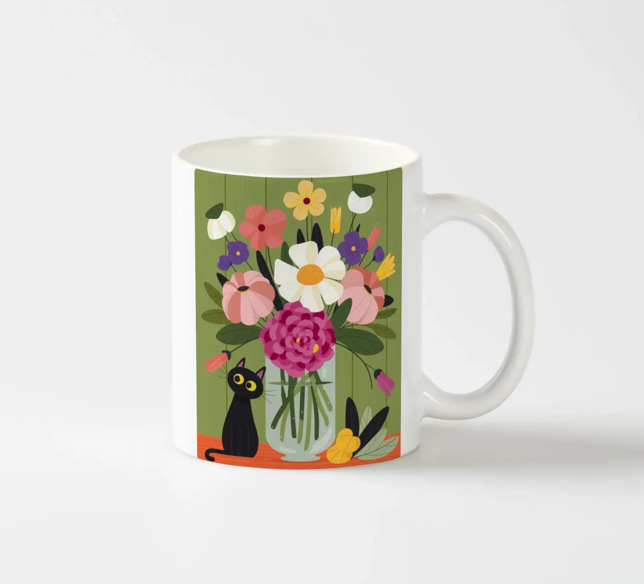 Amico floreale tazza in ceramica da Artie Shifa