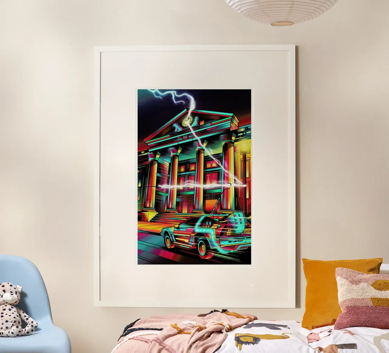 Hill Valley poster by Van Orton Design