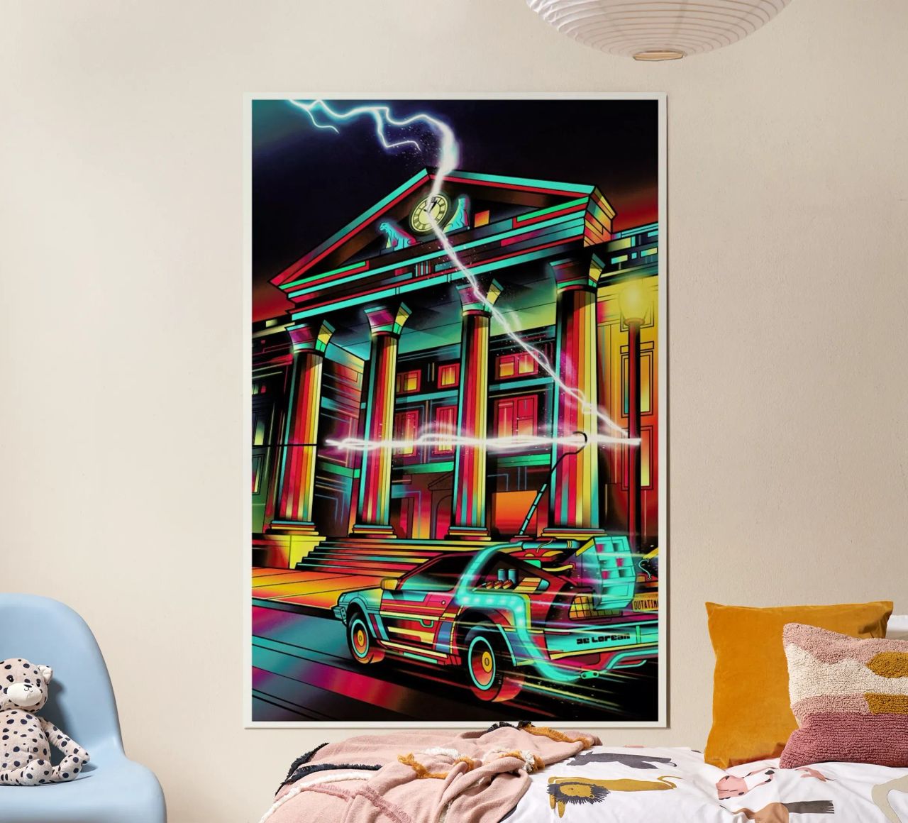 Hill Valley poster by Van Orton Design