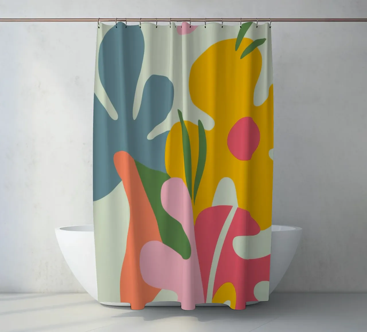 Fluid Forms Duschvorhang von Artie Shifa