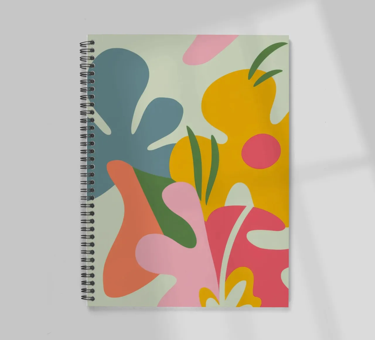 Fluid Forms spiral notebook by Artie Shifa