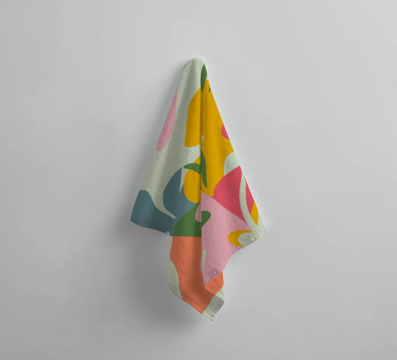 Fluid Forms towel by Artie Shifa