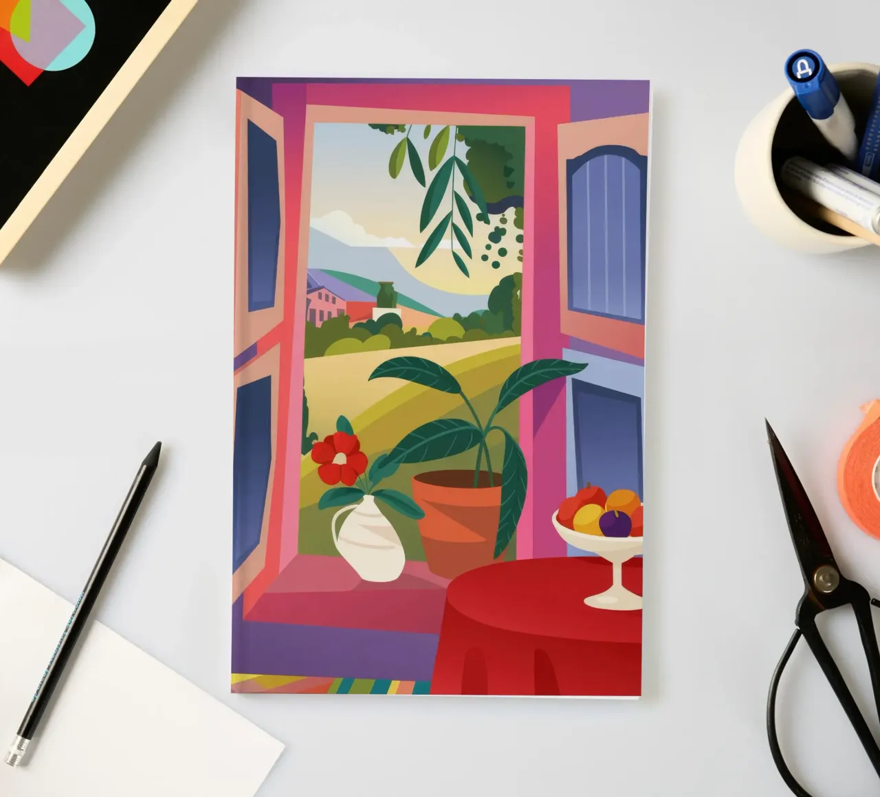Fruitful Morning notebook by Artie Shifa
