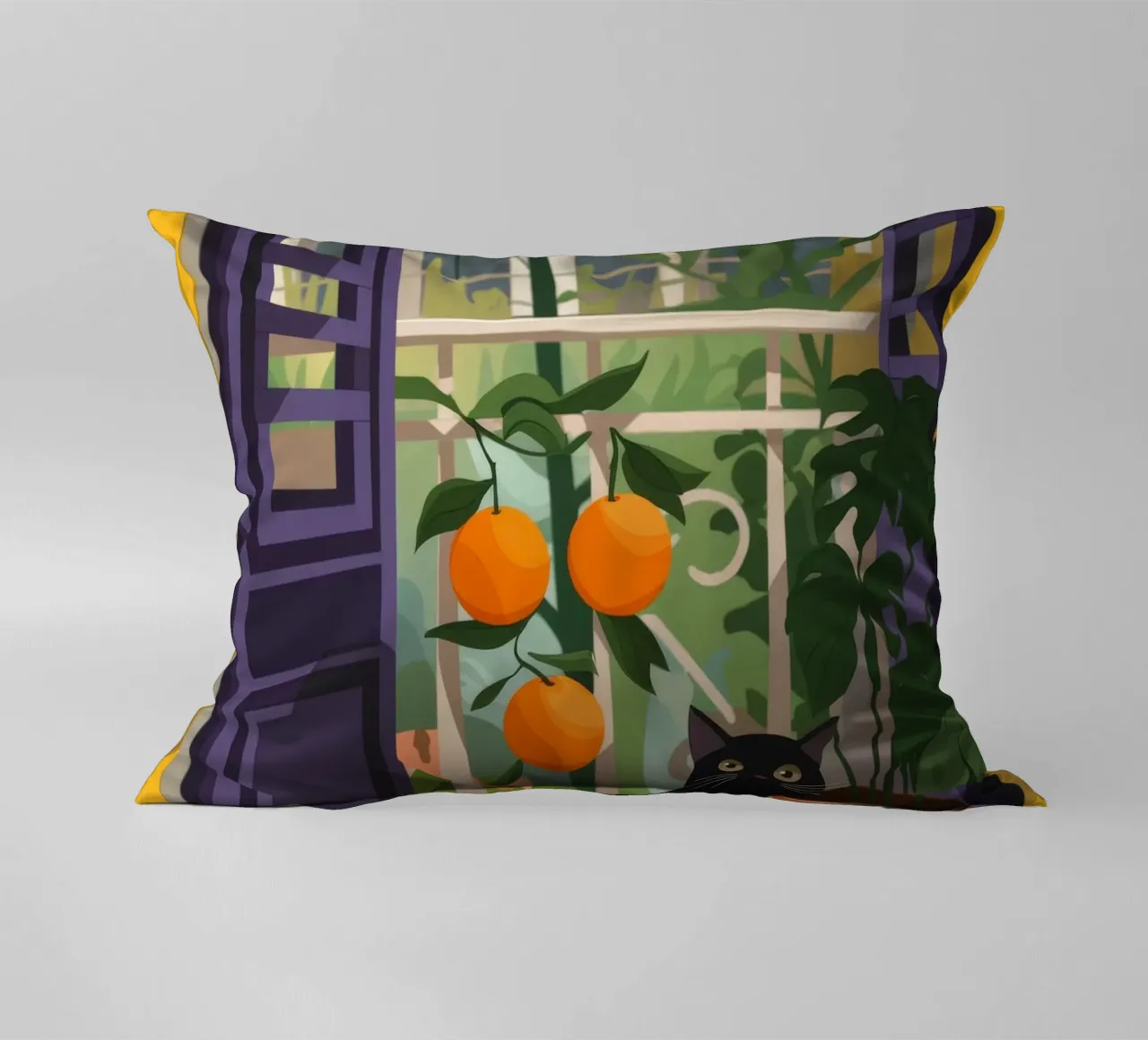 Compagno di giardino e natura cuscino da Artie Shifa