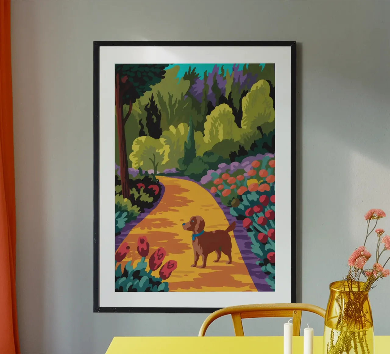 Sentiero del giardino poster da Artie Shifa