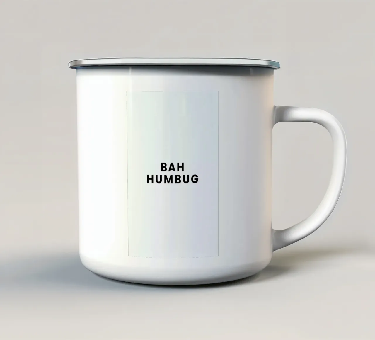 Bah Humbug tazza in smalto da Studio One