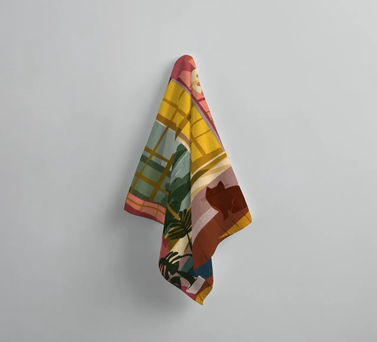Golden Glow towel by Artie Shifa