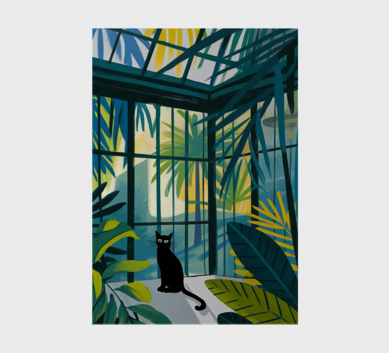 Greenhouse Serenity notebook by Artie Shifa