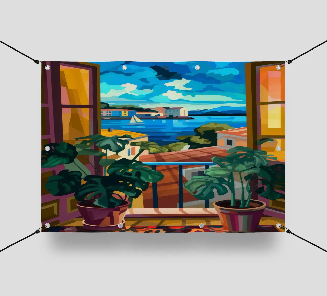 Porto di Haven telo in pvc da Artie Shifa