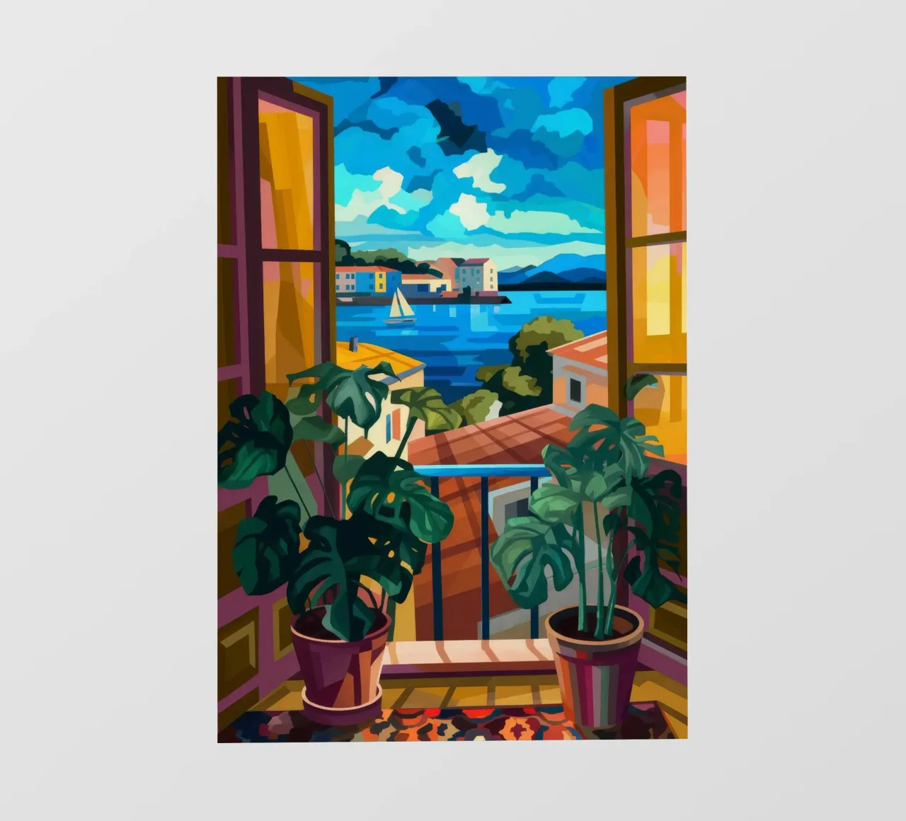 Porto di Haven telo in pvc da Artie Shifa