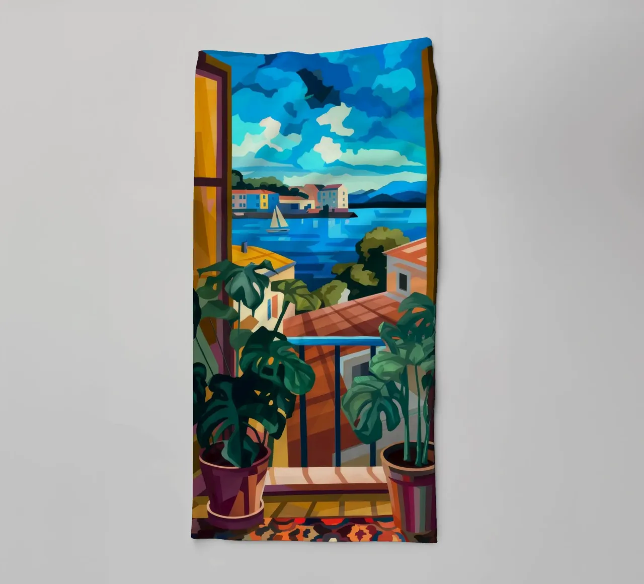 Porto di Haven asciugamano da bagno da Artie Shifa