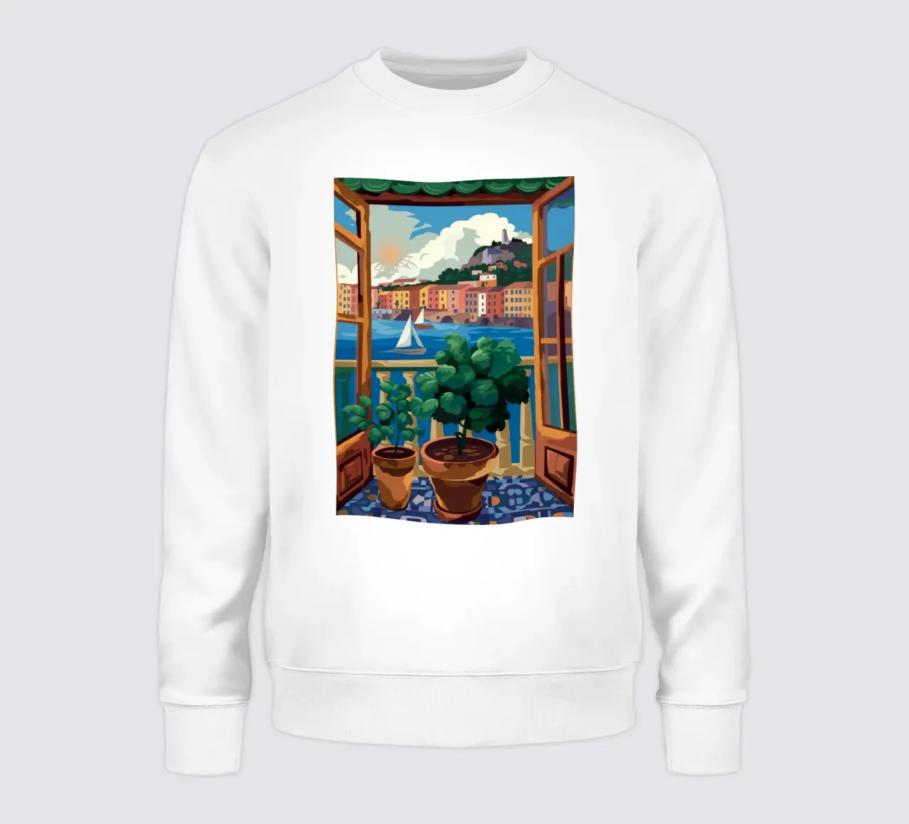 Hafenansicht Sweatshirt von Artie Shifa