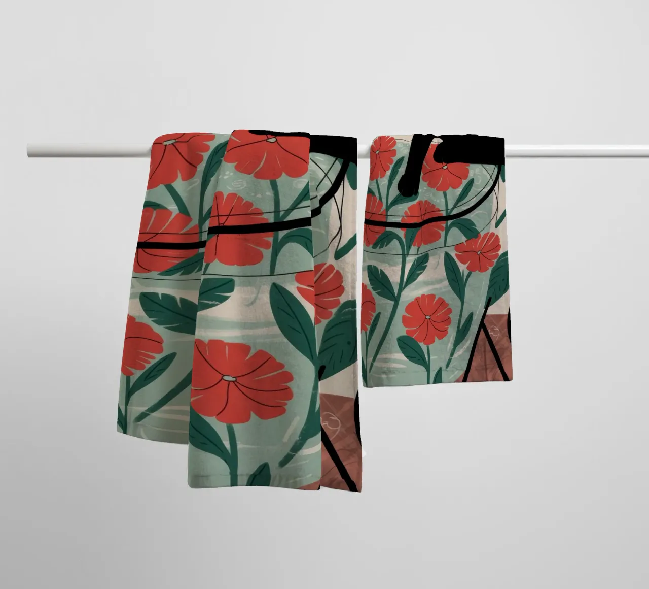 Hidden Prowler towel by Artie Shifa