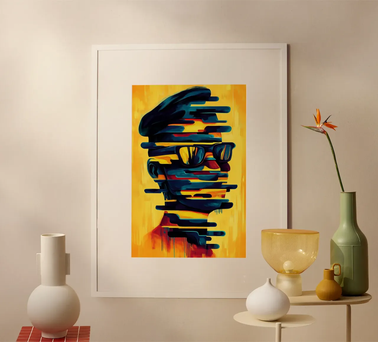 Realtà frammentata - disintegrazione nella luce poster da melipo-art