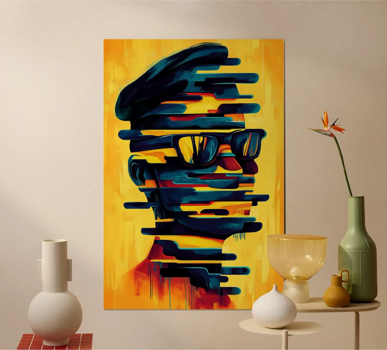 Realtà frammentata - disintegrazione nella luce poster da melipo-art