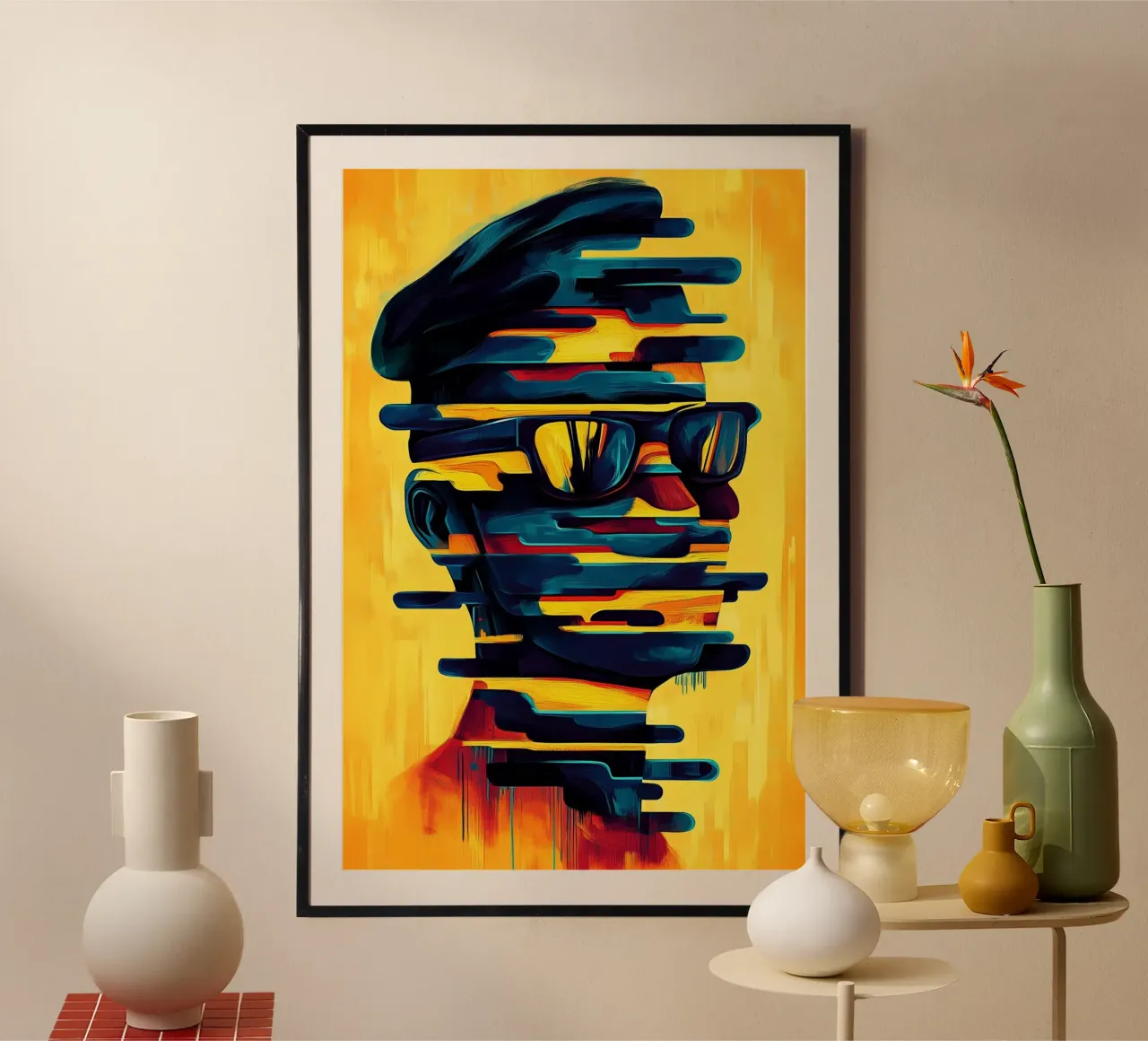 Realtà frammentata - disintegrazione nella luce poster da melipo-art