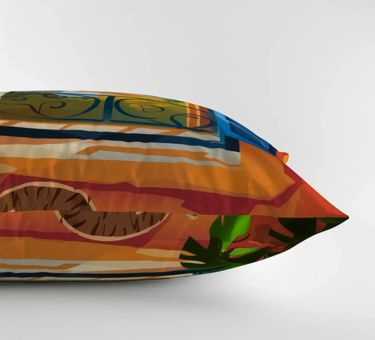 Meditative Rest decorative cushion by Artie Shifa