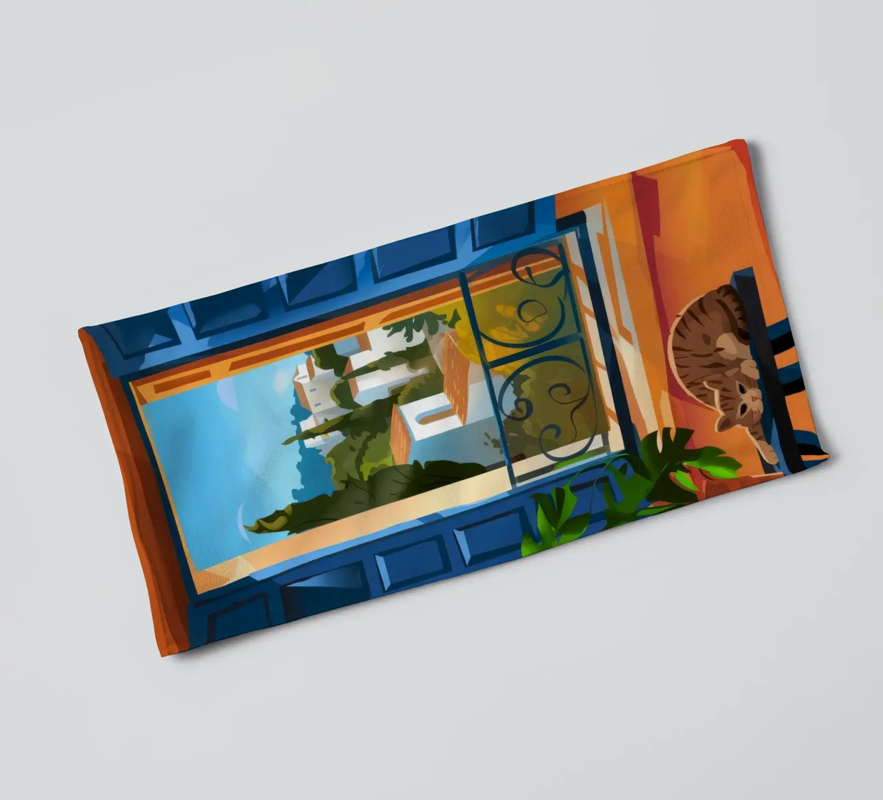 Meditatieve rust badhanddoek van Artie Shifa