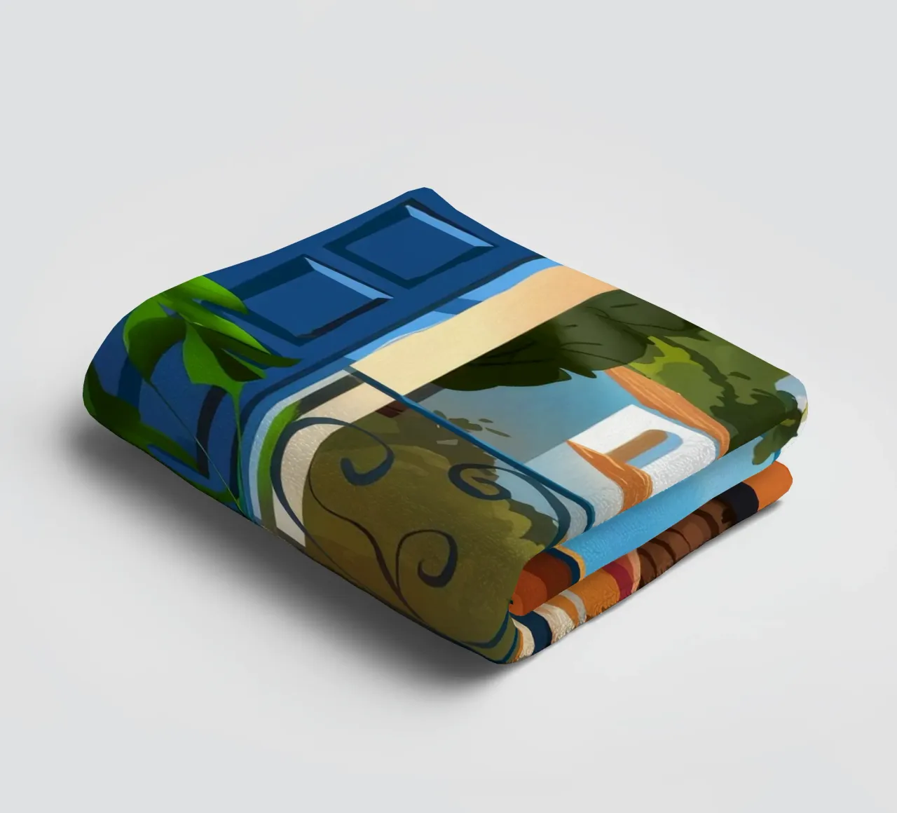 Meditatieve rust badhanddoek van Artie Shifa