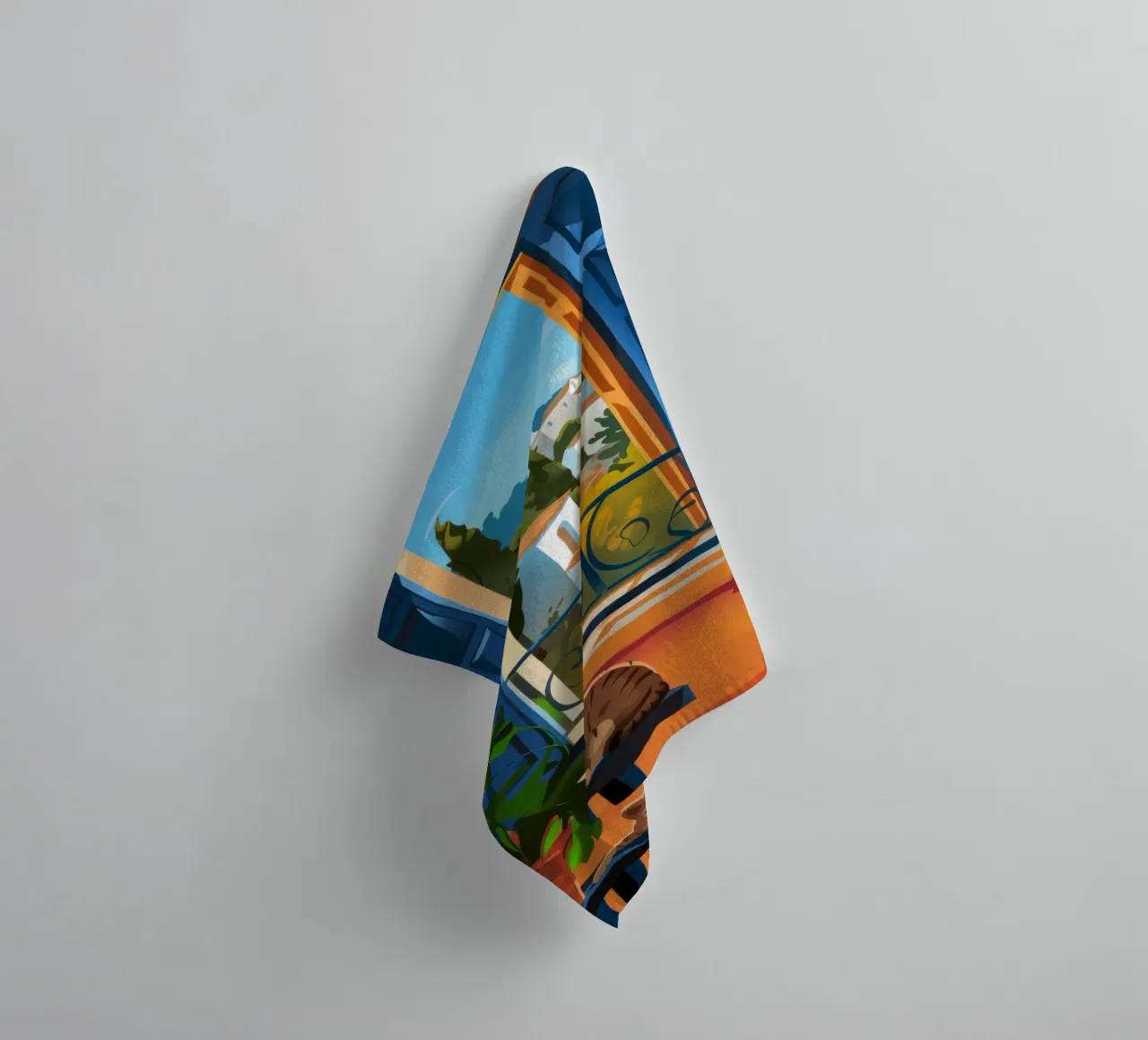 Meditatieve rust badhanddoek van Artie Shifa