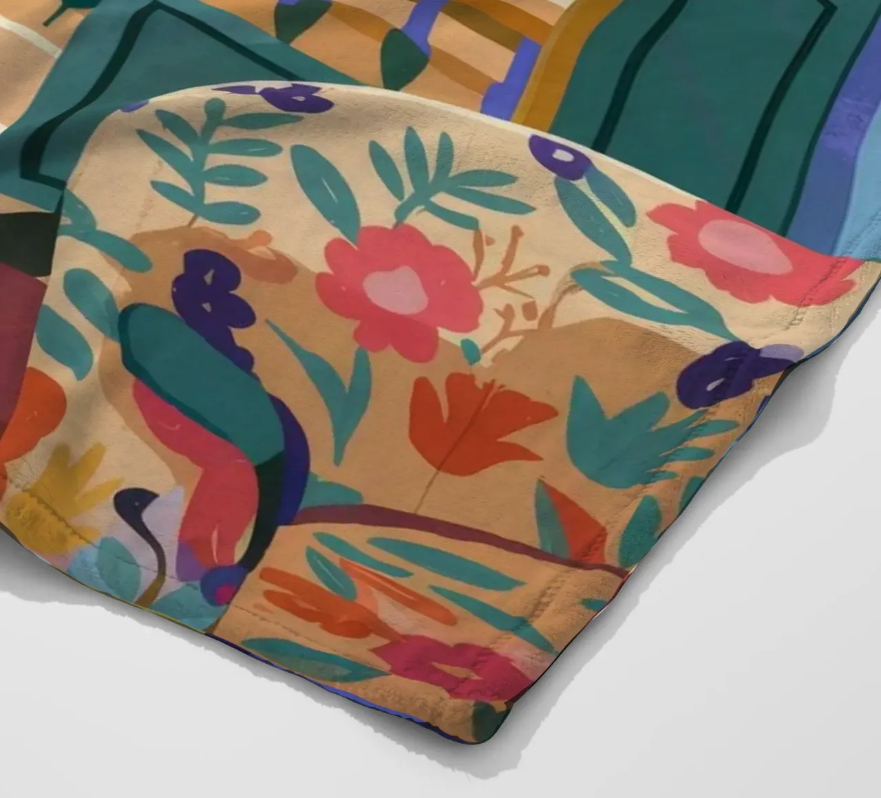 Morning Bliss fleece blanket by Artie Shifa