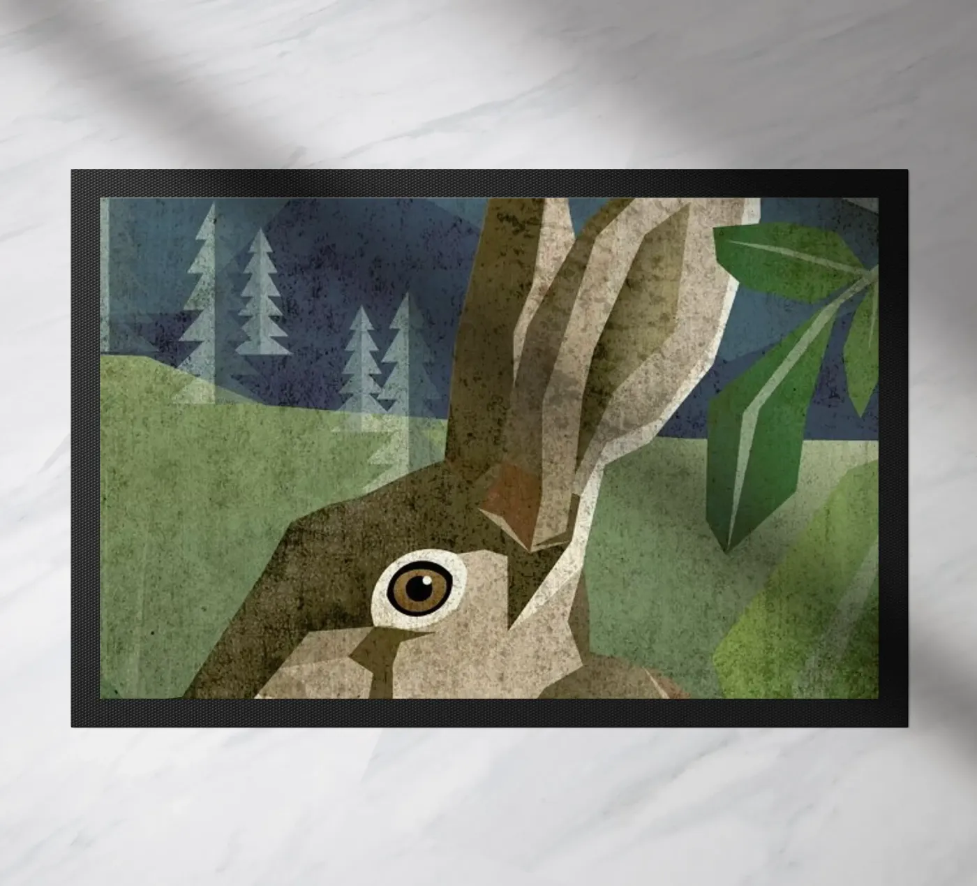 Hase doormat by Sabrina Ziegenhorn