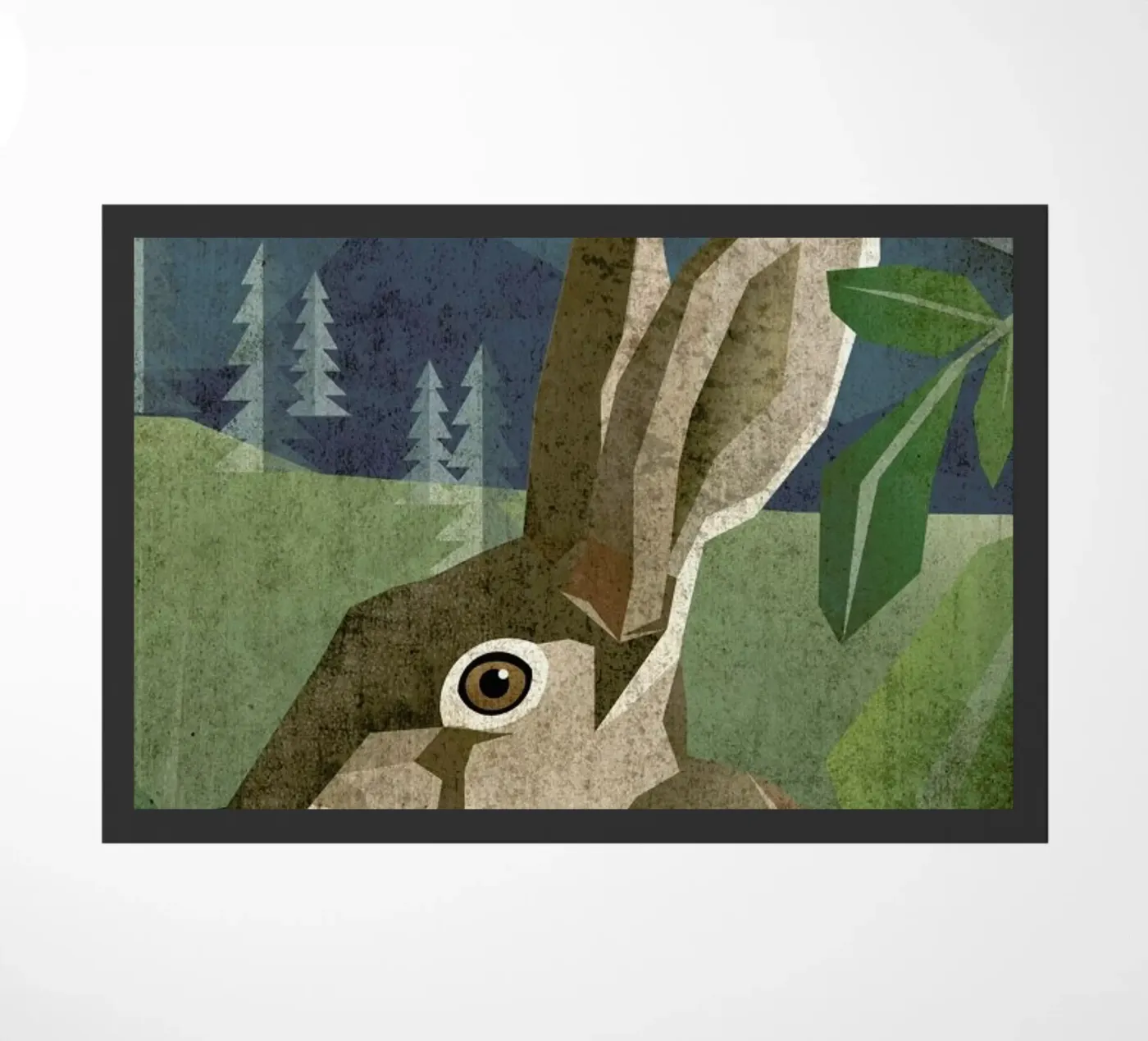 Hase doormat by Sabrina Ziegenhorn