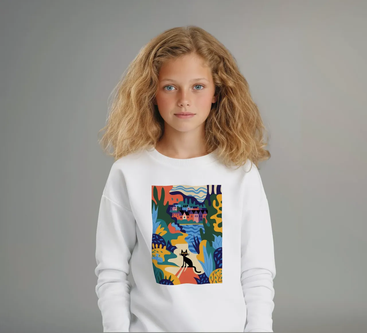 Paesaggio mistico felpa bambino da Artie Shifa