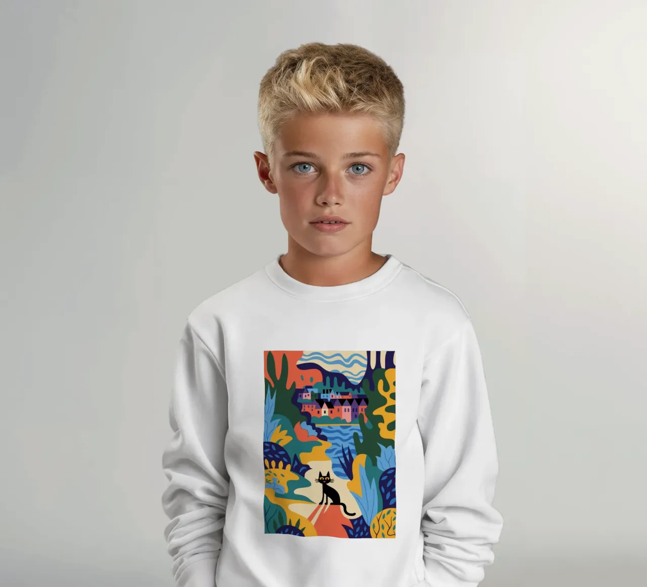 Paesaggio mistico felpa bambino da Artie Shifa
