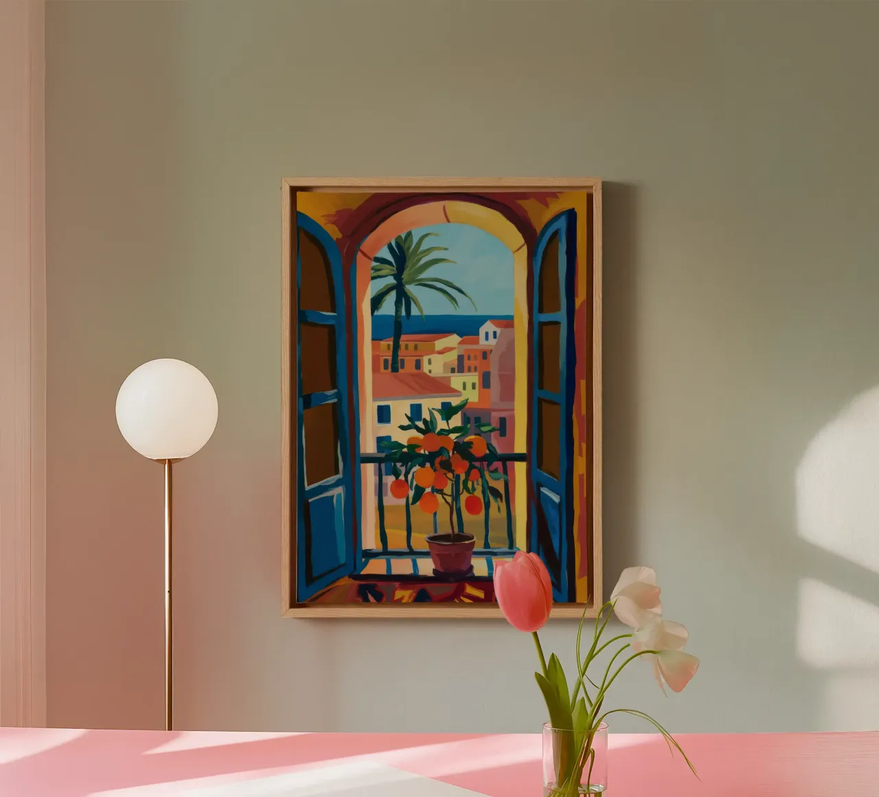 Open Window canvas by Artie Shifa