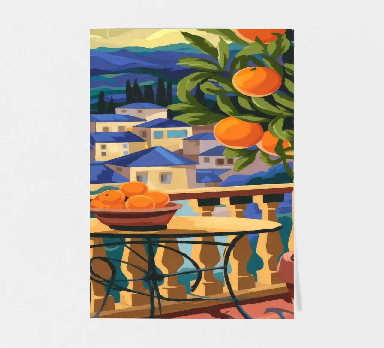 Orange Grove sticker sheet by Artie Shifa