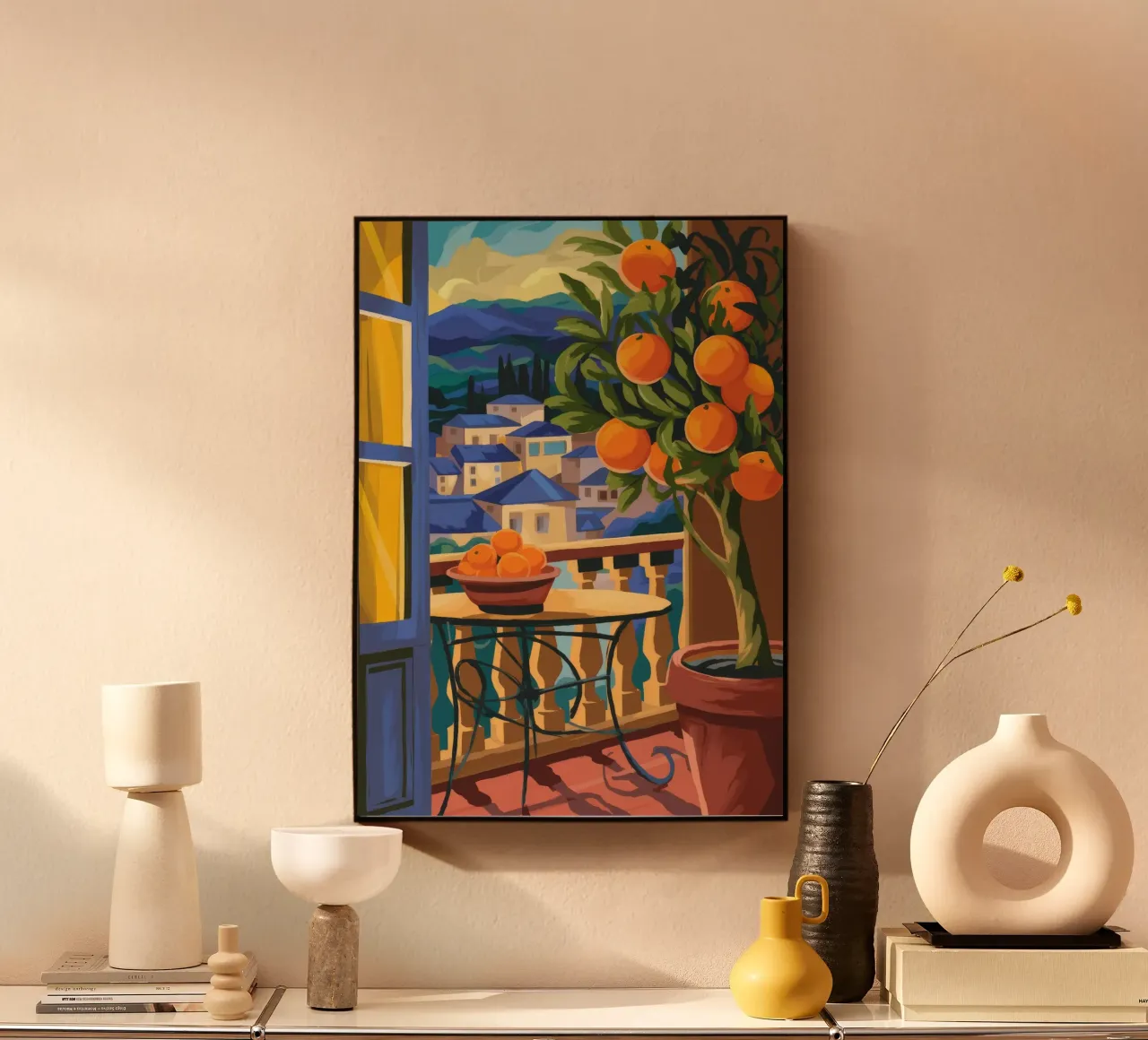 Orange Grove alu-dibond by Artie Shifa